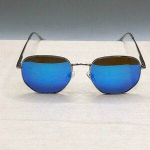Veda Tinda VT 8005 Sunglasses 54-20-145 UNISEX Blue Lenses Oval-Square Mix